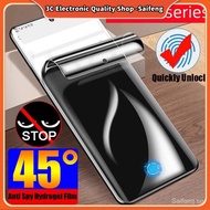 Privacy Soft Hydrogel Screen Protector for Samsung Galaxy S20 S21 S22 S23 Ultra Plus Note 10 Plus 20 Ultra 10 Lite 8 9 S20 fe S8 S9 S10