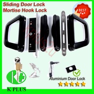 Aluminium Sliding door lock handle Mortise hook kunci gelongsor aluminium 铝框拉门勾锁 Glass Lock Hock Loc