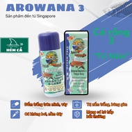 Bottle NO. 3 Arowana Fish - SUPPORTS REDUCE MILLION CERTIFICATE OF Arowana Fish DISEASE