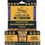 Tiger Balm Pain Relieving Ultra Strength, 10g – Soothing & Ultra Strength Muscle Rub Ointment – Non-