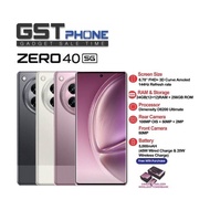 Infinix Zero 40 5G (12GB+12GB Extended Ram+256GB Rom) (Original Malaysia Set) With Premium Gift