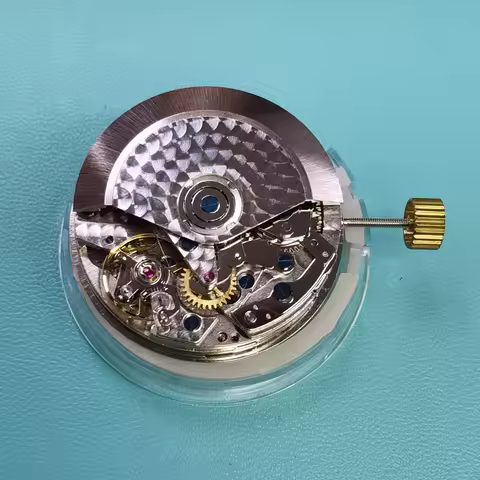 1pc 30mm Automatic Chronograph Movement 28,800 BPH 27 Jewels, 60min/30min/12hr Subdials Date at 3 fo