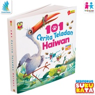 101 Cerita Teladan Haiwan-Kisah bergambar - Menyeronokkan-Membaca bersuku kata Belajar membaca