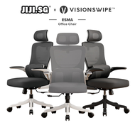 (JIJI.SG x VISIONSWIPE™) ESMA Office Chair - Office Chairs / Study Chair / Gaming Chair / GRETA Mat