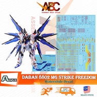 (Amax) Waterslide Decal - MG 1/100 Strike Freedom First Release /Soul Blue MB 8802 (BronzingFluo) Mo