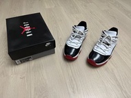 Air Jordan 11 retro low 經典concord+bred us11.5 二手