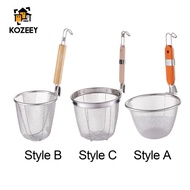 KOZEEY Spaghetti Strainer Spoon Pasta Strainer Colander Kitchen Mesh Strainer