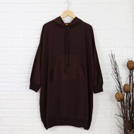 Long sweater- Hoodie panjang wanita-Korean style