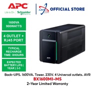 APC BX1600MI-MS BACK-UPS 1600VA TOWER 230V 4 UNIVERSAL OUTLETS AVR