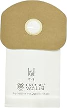 Think Crucial 10 Replacements for Eureka BV-2 Bags, Fit Sanitaire, Backpack, Carpet Pro, Piranha, an