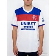 [Fan Version] 25-26 season Glasgow Rangers away high-quality AAA level high-quality short sleeved fa
