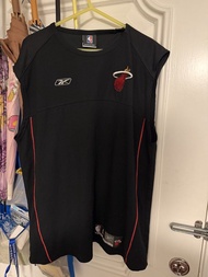 Reebok NBA 邁阿密熱火隊 黑色球衣 L碼