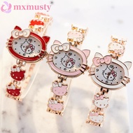 MXMUSTY Kitty Wrist Watch, Cartoon Electronic KT Cat Quartz Watch, Personalized Clock Anime Kawaii C