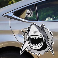 Car Sticker Scratches Cover Shark Fierce Bumper Decorative Car Sticker Scratches Personalized Body S