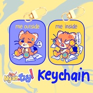 GANTUNGAN KEYCHAIN CUTE CAT KEYCHAIN 6CM