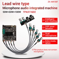 [szlztmy2mg] Amplifier Template DSP Reverberation 50wx2+100W Echo Adjustment TPA3116D2 Zk-am100F PCB