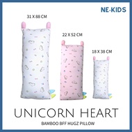 [Ne-Kids] Bamboo BFF Hugz Baby/ Toddler Children Pillow - Unicorn Heart & Unicorn Castle