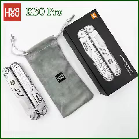 HuoHou K30 Pro 18 In 1 Multitool Folding Plier Pocket Scissors Wood Saw Portable Outdoor Multifuncti