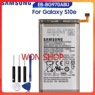 แบตเตอรี่Samsung Original EB-BG970ABUสำหรับSAMSUNG Galaxy S10e SM-G9700 S10E S10 Eของแท้แบตเตอรี่310