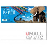 UNI DRAWING PAPER B4 135G 250'S (S-1356)