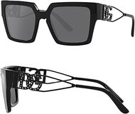 Dolce and Gabbana DG6187 Rectangle Shape Lettering Logo Sunglasses With Eyewear Kit Bundle - High Br