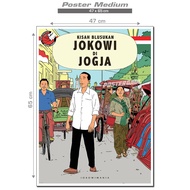 Medium Poster: THE STORY OF JOKOWI'S BLOUSE IN JOGJA #FJP417 - size 47 x 65 cm