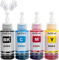 ASEKER 664 Ink Compatible with Epson ET-2500 ET-2550 ET-2600 ET-2650 ET- 3600 ET-4500 ET-4550 ET-140