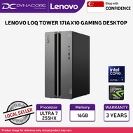 LENOVO LOQ TOWER 17IAX10 GAMING DESKTOP 91AY005VST (New 15th Gen ULTRA 7 255HX/ 16GB RAM/ 512GB SSD/