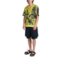 22SS Dries Van Noten Printed Camping Shirt - Short Sleeve for Men & Women