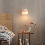 Bedside Pendant Light Niche High-end Translucent Stone Dining Table Style Pendant Line Atmosphere Ab