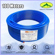 100M Waterline Pipe PVC Water Pipes 1/2, 3/4, 1 inch HDPE Blue Pipe Flexible Water Tubing ♈ ✢