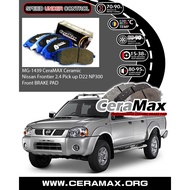 NISSAN NAVARA D22 NP300 D22 PICKUP D22 FRONTIER D22 MG1439 CERAMAX CERAMIC FRONT BRAKE PADS