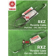 THROTTLE Cable Yamaha RXZ / Tali Minyak RXZ135 55K 55F 55G 3XL Mili Bosch Boss