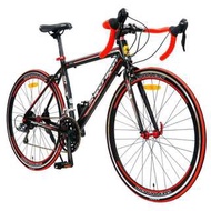 【StepDragon】SRA-240 影武者 日本Shimano 24速 鋁合金彎把公路車(黑紅)-特價:9000元【台中-大明自行車】