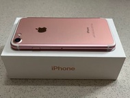 iphone7 128G 玫瑰金色 Apple原廠電池🔋健康度85 非常良好