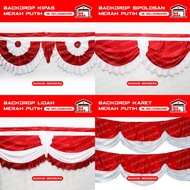 MERAH Red and white flag background, Dutch flag, garuda and plain flag