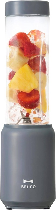 BRUNO เครื่องปั่น Botol Mini ขวดผสมบดผสมน้ำแข็งปั่นขนาดกะทัดรัด280มล. สีชมพูสีเบจ