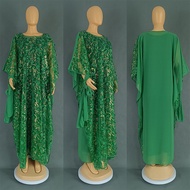 Halloween 2025 African Dresses for Women Muslim Boubou Ankara Dashiki Traditional Africa Clothes Out