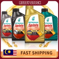100% Original Petronas Sprinta F100 SAE40 F700 15W50 F900 10W40 Fully Synthetic 4T Motor Engine Oil Minyak Hitam (1L)