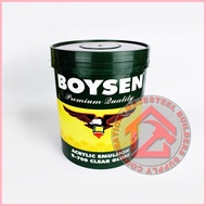 ✧ ☍ BOYSEN® Clear Gloss Acrylic Emulsion #700 Improves Performance of Latex Paint 4LITERS  (Majeste