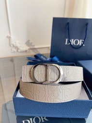 全新✅帶盒hkluxehk 🎁Dior CD 腰帶 belt 皮帶