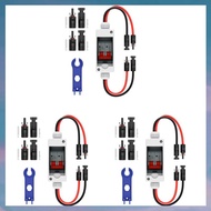 (XCTS) 3X Solar Panel Disconnect Switch 63A DC 1000V Breaker Box PV Disconnect Switch with IP65 Wate