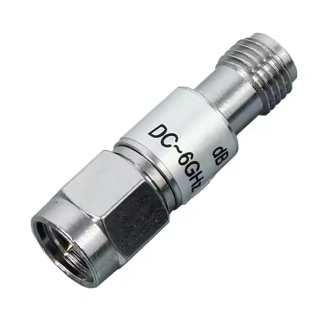 DC-8GHz 2W SMA Fixed Attenuator 50ohm 3db 5db 6db 10db 15db 20db 30db 40db 50db 60db RF Coax Connect