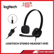 LOGITECH STEREO HEADSET H151- BLACK