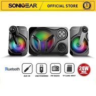 (PWP) SonicGear Titan 3 BTMI USB Bluetooth Portable Music Synchronized Light Display Speaker | 24 Wa