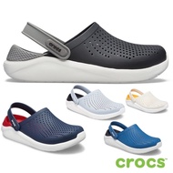 Sales 40% Crocs LiteRide Clog รองเท้าคร็อคส์ รุ่นฮิต ถ่ายจากงานแท้ %ใส่ได้ทั้งชายหญิง เทาส้ม M9/W11
