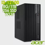 Acer Veriton VM4690G 雙碟商用電腦(i3-12100/8G/1TB+256G SSD/W11P)