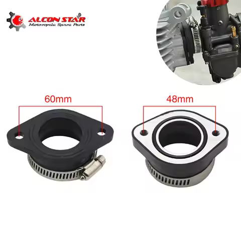 Alconstar-Motorcycle Pit Dirt Bike Carburetor Adapter Intake Mainfold Pipe For MIKUNI VM24 PWK 21 24