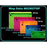 MJ Map Data Envelope MICROTOP DT-57-B4 Data Map/ Document Folder/ File Folder File Holder
