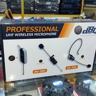 Professional UHF Microphone Wireless Headset DBQ tipe DB 390